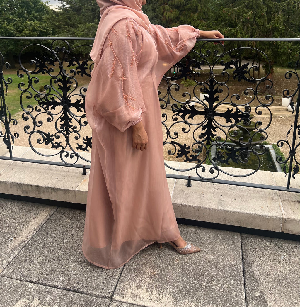 V1 Doha Abaya - Soft Cocoa