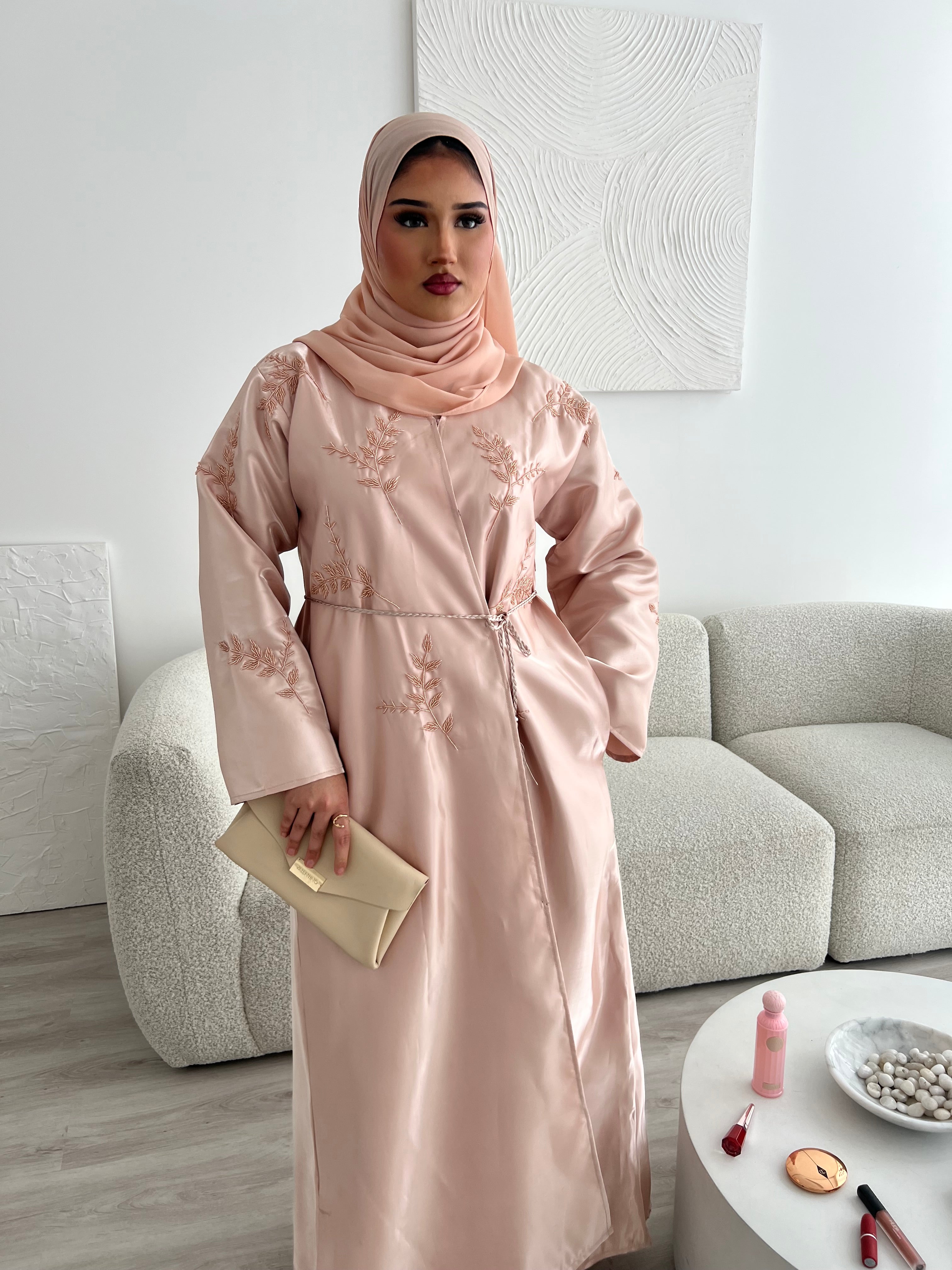 Riyadh Abaya - Blush Beige
