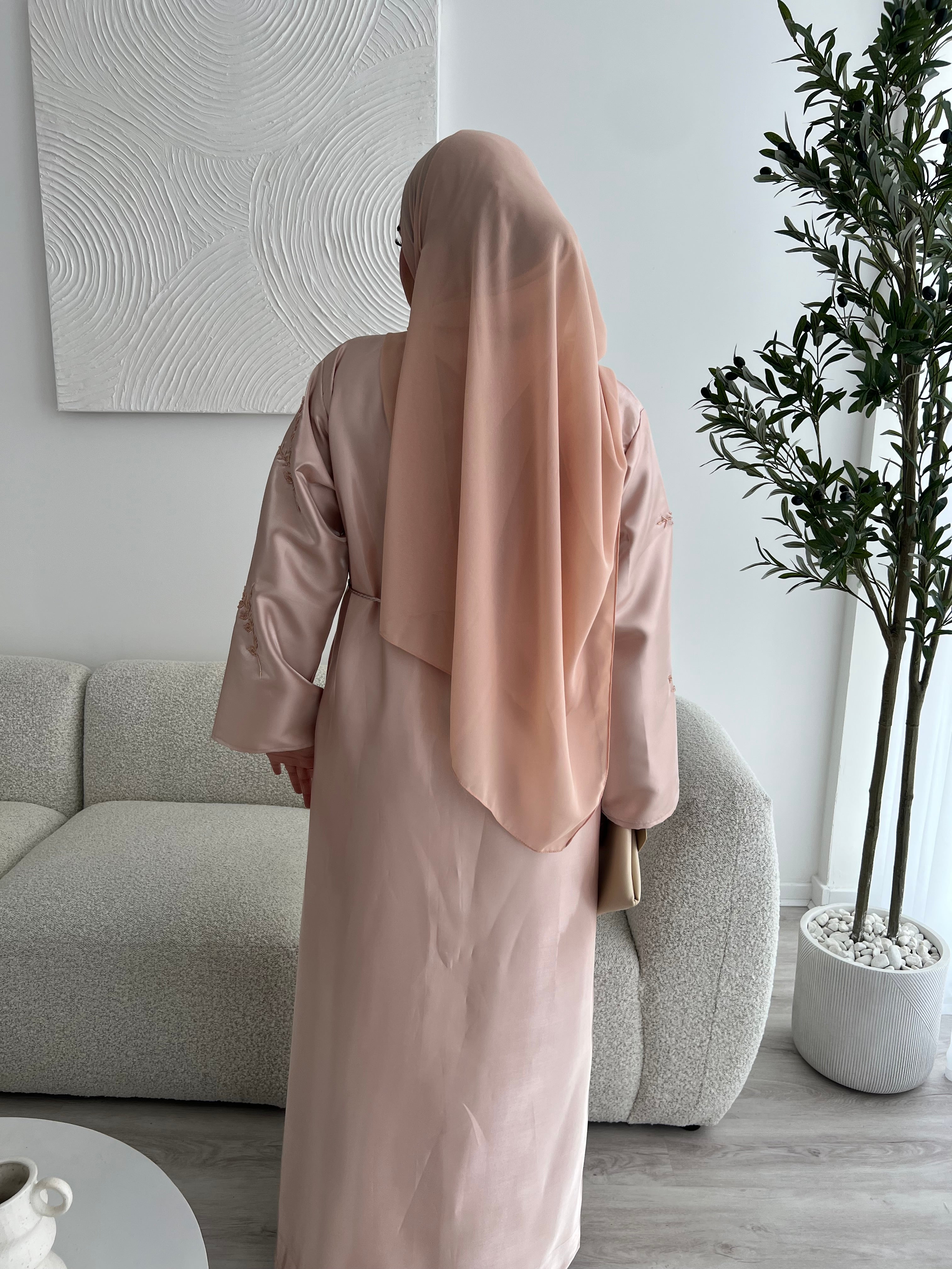 Riyadh Abaya - Blush Beige