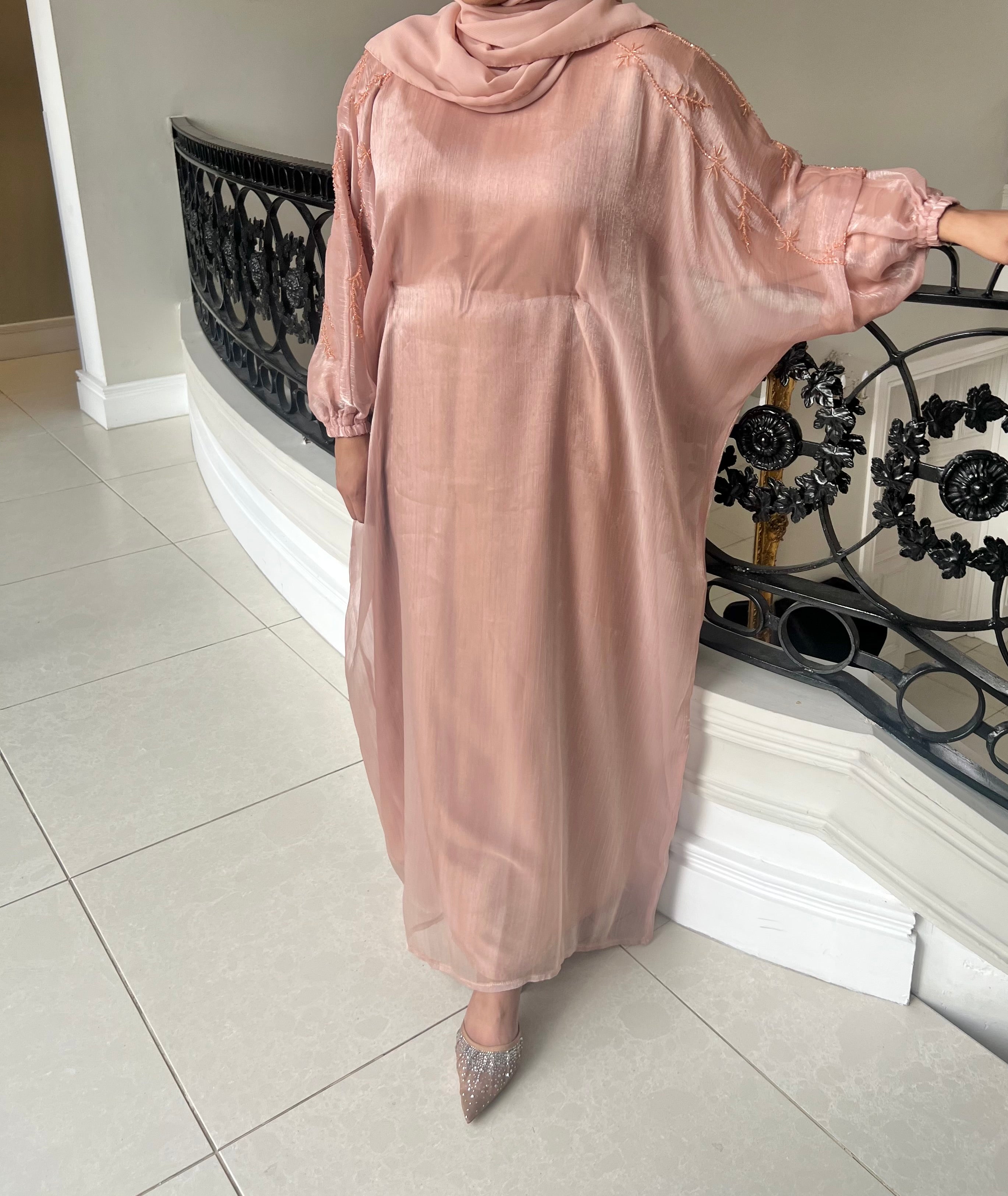 V1 Doha Abaya - Soft Cocoa